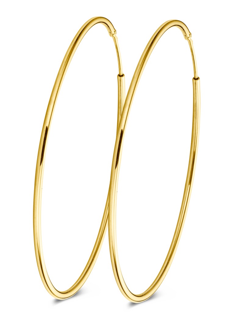 Casa Jewelry Dames DMC L oorringen verguld in de kleur Goud