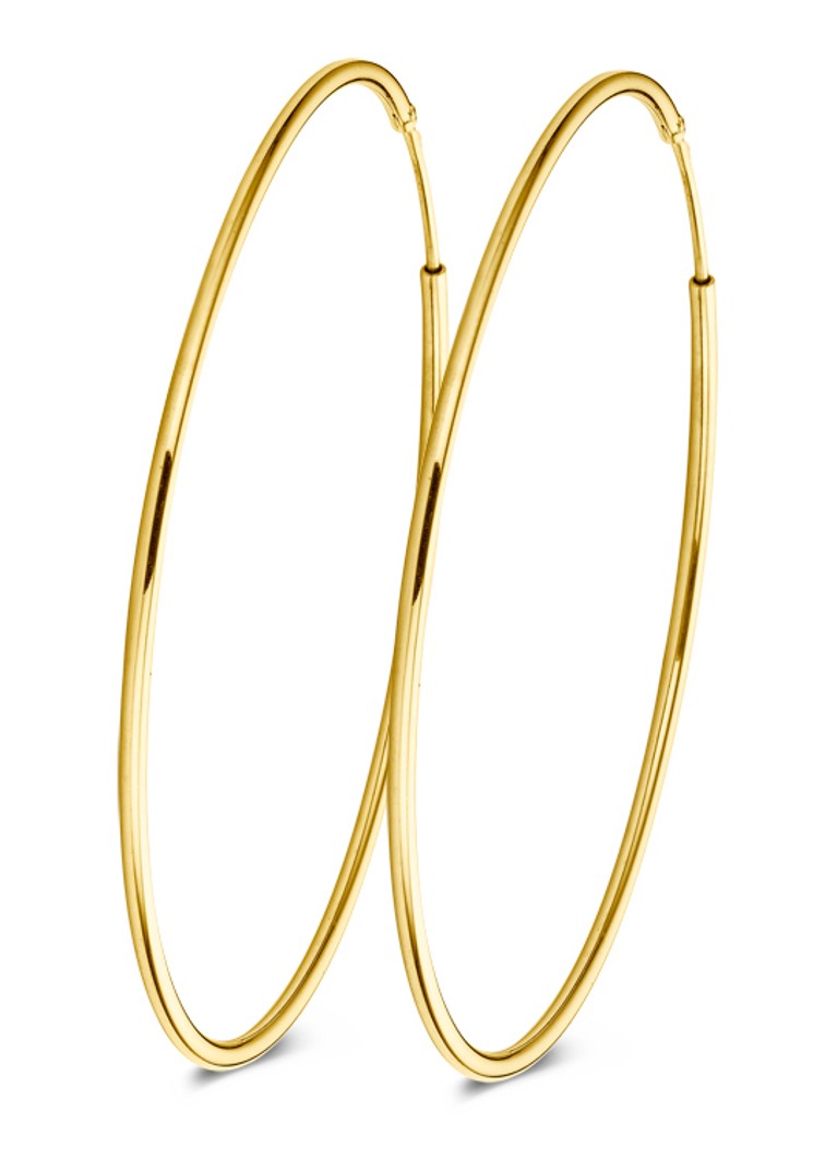 Casa Jewelry Dames DMC S oorringen verguld in de kleur Goud