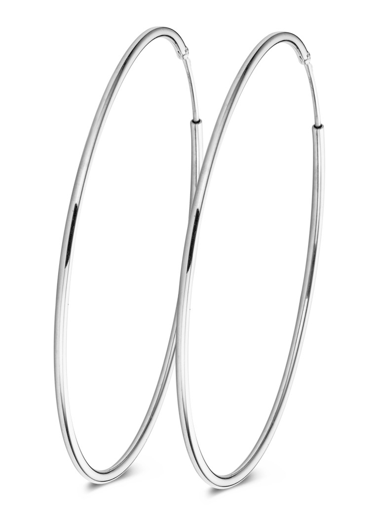 Casa Jewelry Dames DMC XL oorringen van zilver in de kleur Zilver