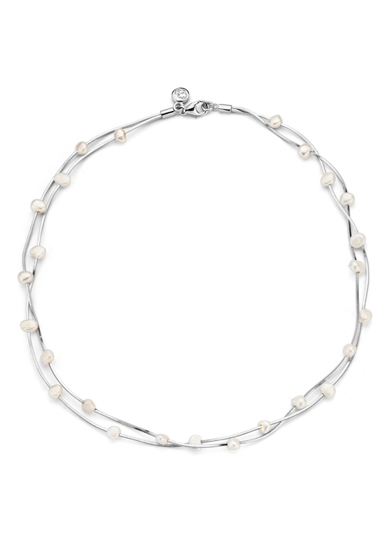 Casa Jewelry Dames Tahiti ketting van zilver in de kleur Zilver