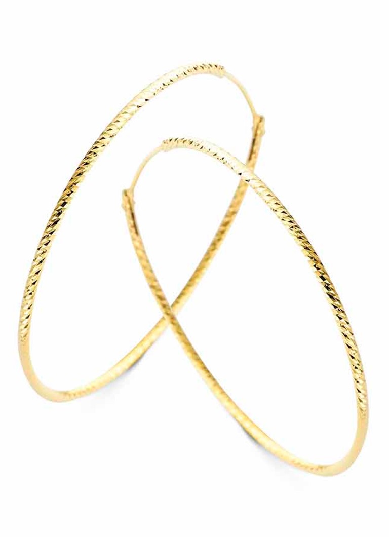 Casa Jewelry Dames Tuscana 30 oorringen verguld in de kleur Goud