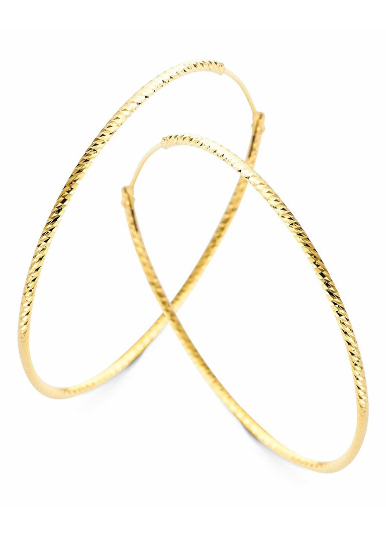Casa Jewelry Dames Tuscana 60 oorringen verguld in de kleur Goud