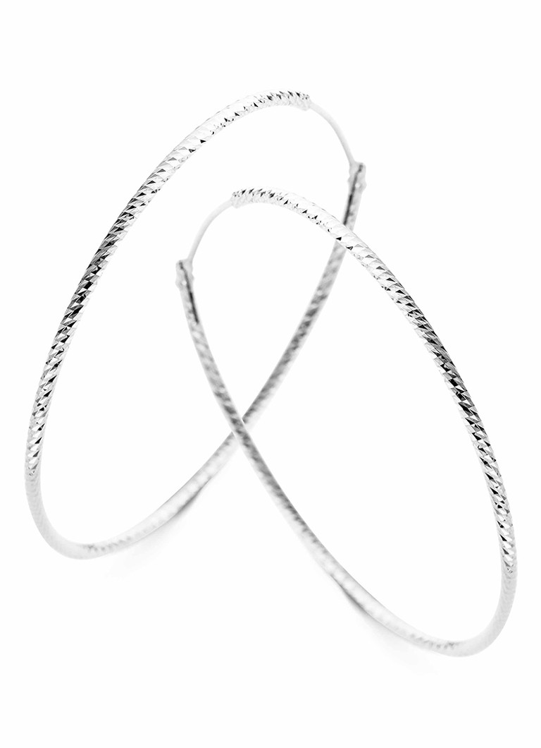 Casa Jewelry Dames Tuscana oorringen van zilver in de kleur Zilver