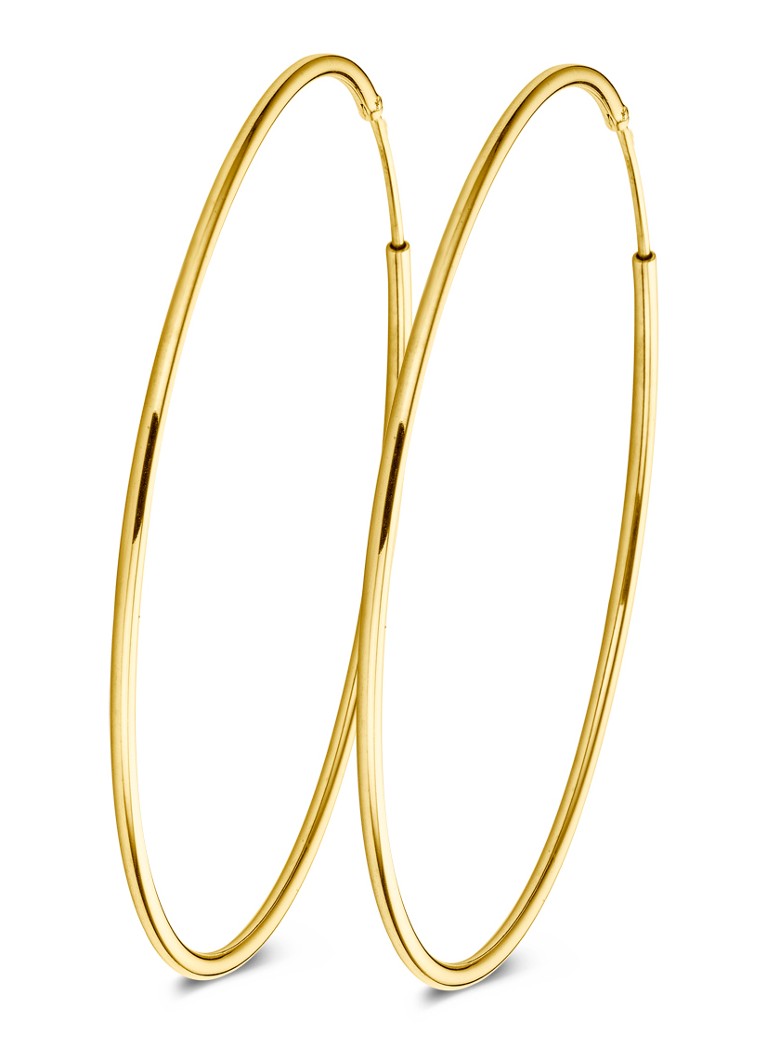 Casa Jewelry Dames DMC XXL oorringen verguld in de kleur Goud