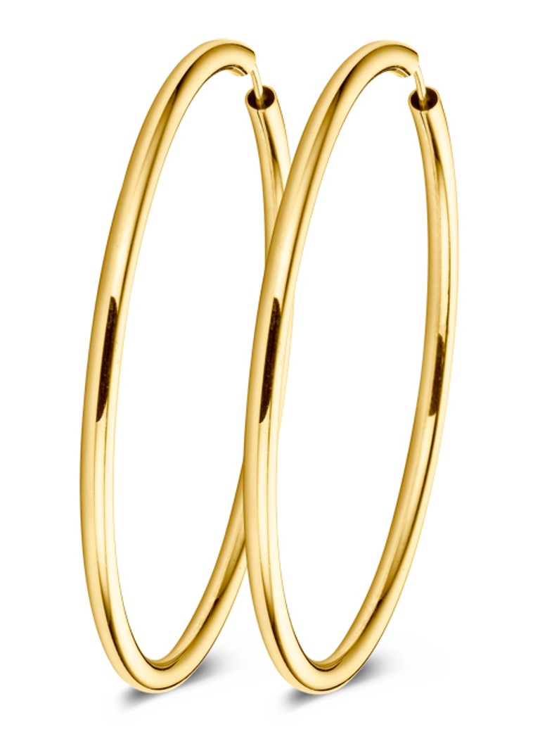Casa Jewelry Dames Buis XS oorringen verguld in de kleur Goud