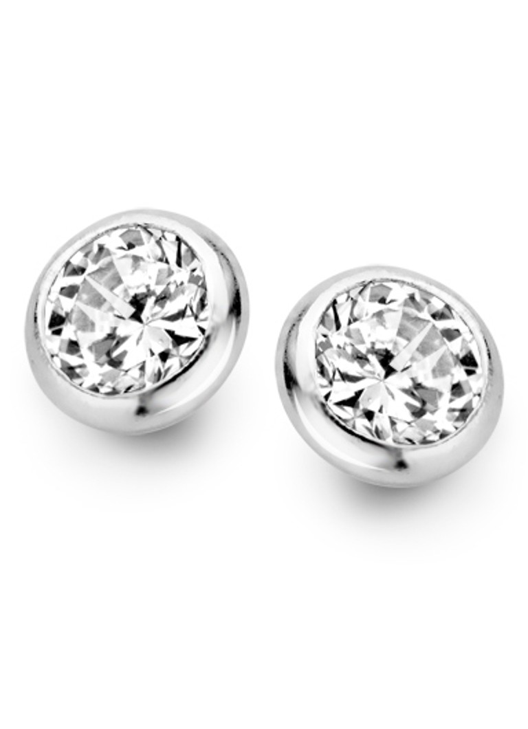 Casa Jewelry Dames La Mer Small oorknopjes van zilver in de kleur Zilver