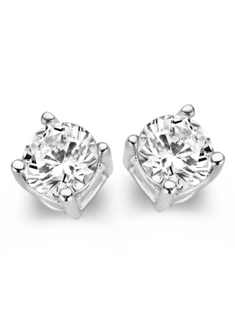 Casa Jewelry Dames Marry S oorknopjes van zilver in de kleur Zilver