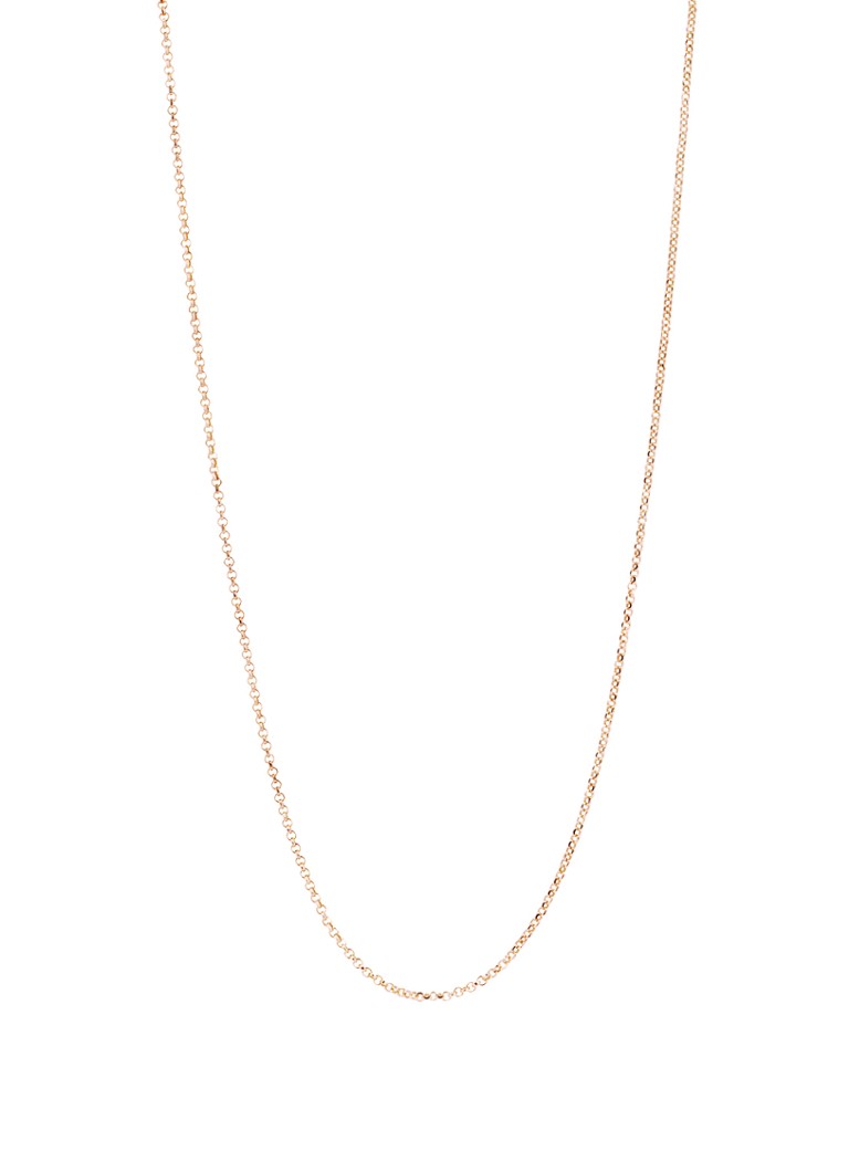 Casa Jewelry Dames Kitty ketting verguld in de kleur Roségoud