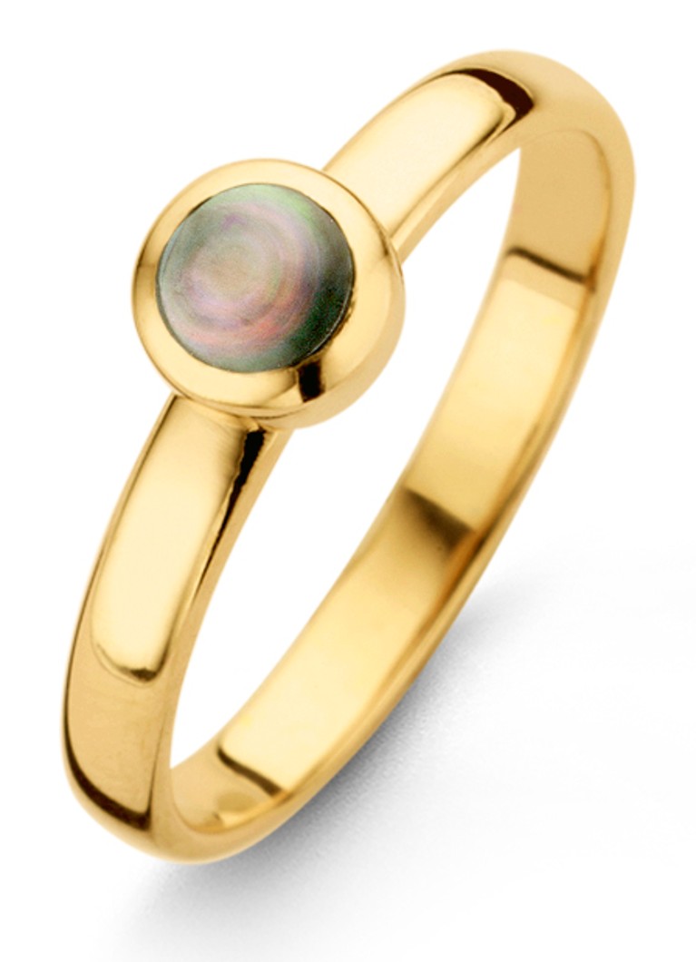 Casa Jewelry Dames Pom Grey S ring verguld in de kleur Zilver