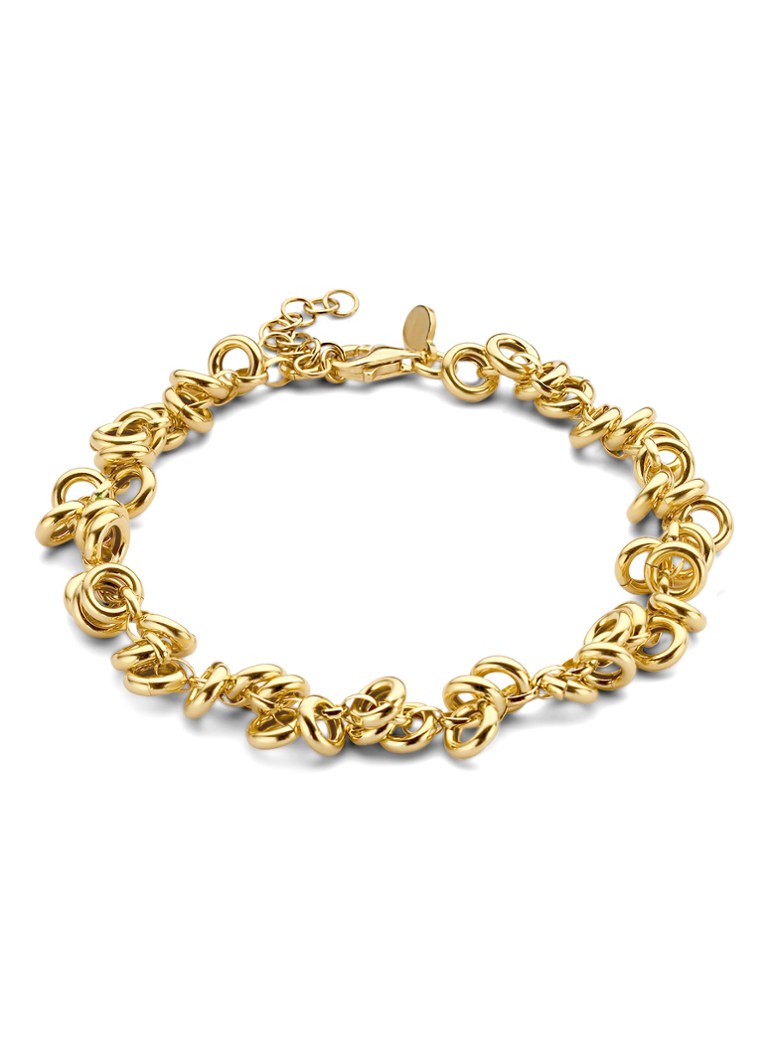 Casa Jewelry Dames Jada schakelarmband verguld in de kleur Goud