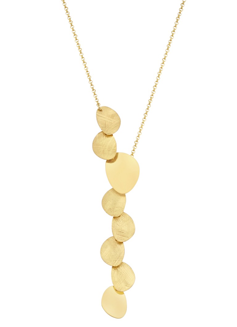 Casa Jewelry Dames Sugarbowl ketting verguld in de kleur Goud