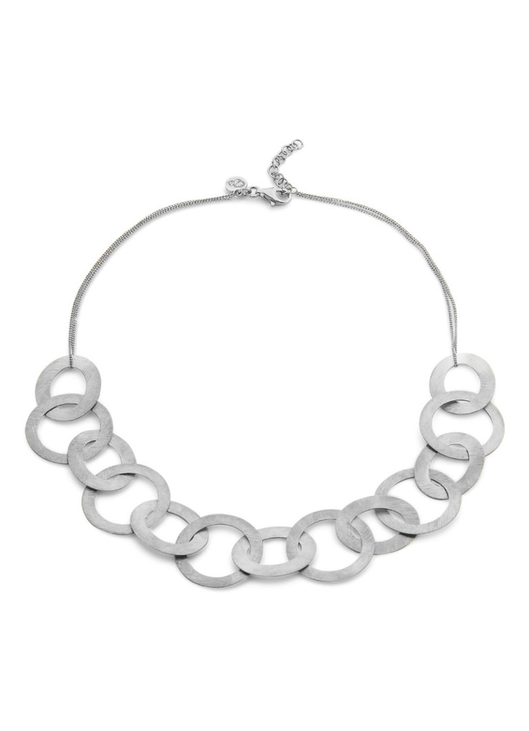 Casa Jewelry Dames Lola ketting van zilver in de kleur Zilver