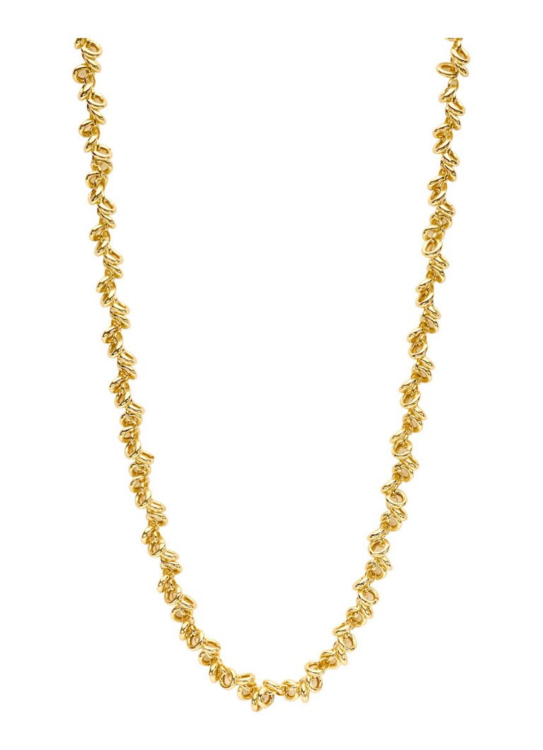 Casa Jewelry Dames Jada ketting verguld in de kleur Geelgoud