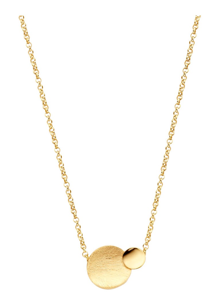Casa Jewelry Dames Rondje ketting verguld in de kleur Goud
