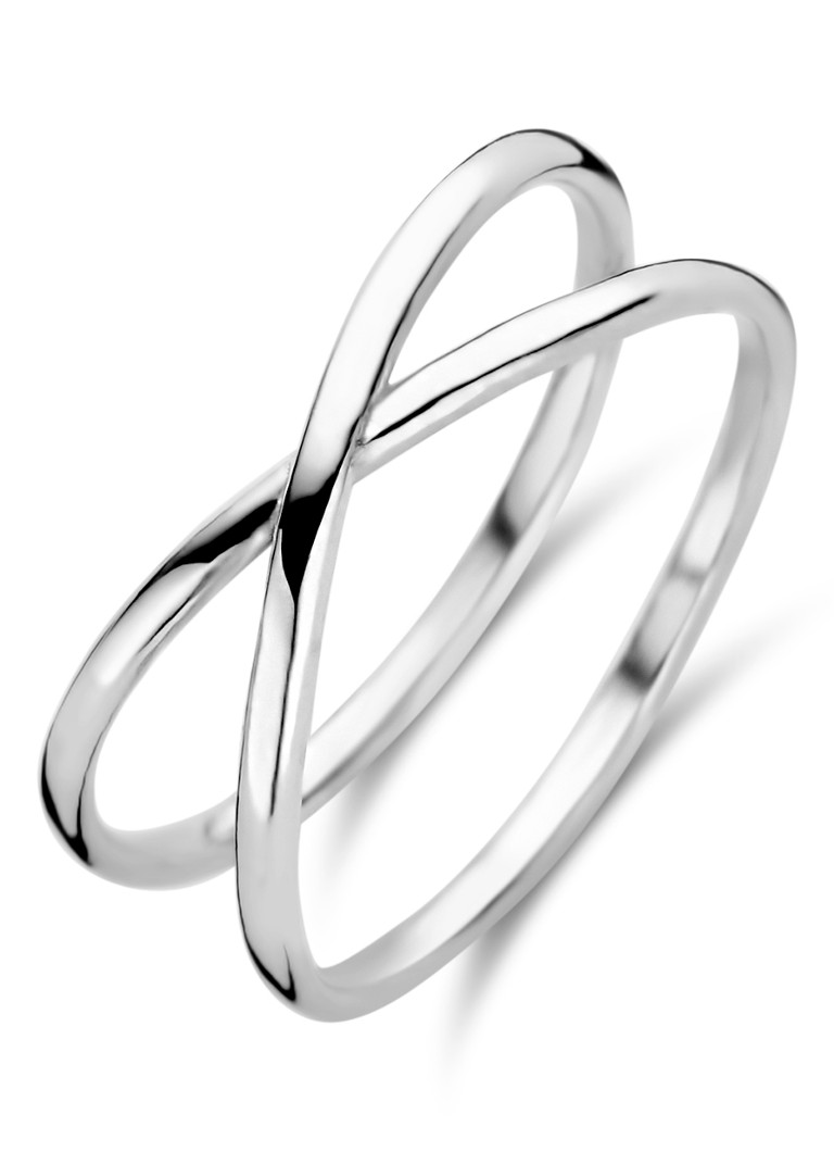Casa Jewelry Dames Xoxo ring van zilver 52 in de kleur Zilver