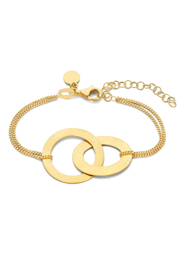 Casa Jewelry Dames Lola S schakelarmband verguld in de kleur Goud