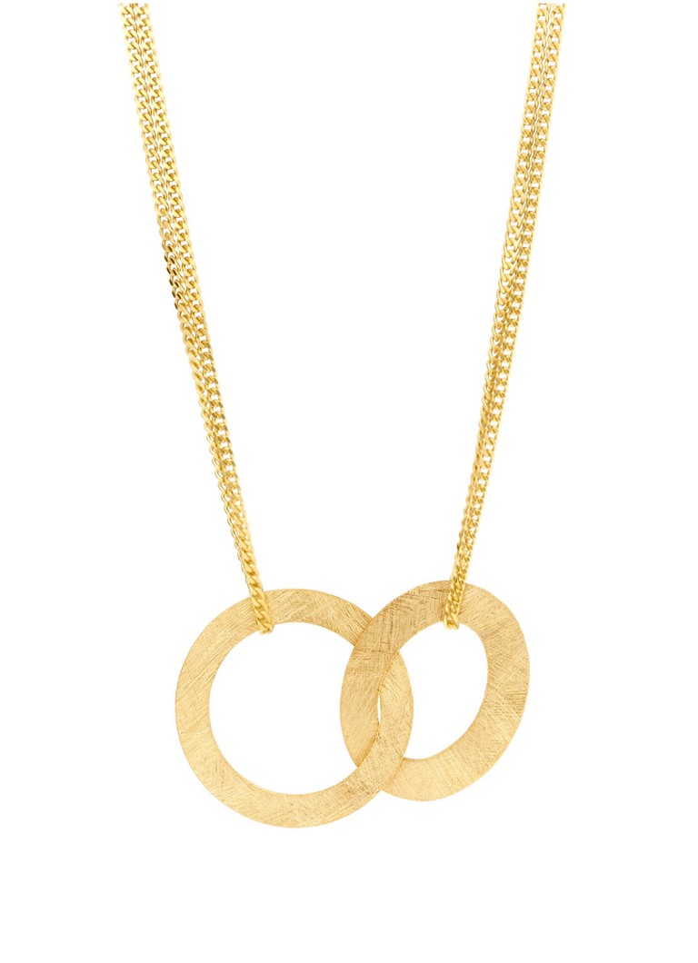 Casa Jewelry Dames Lola ketting verguld in de kleur Goud