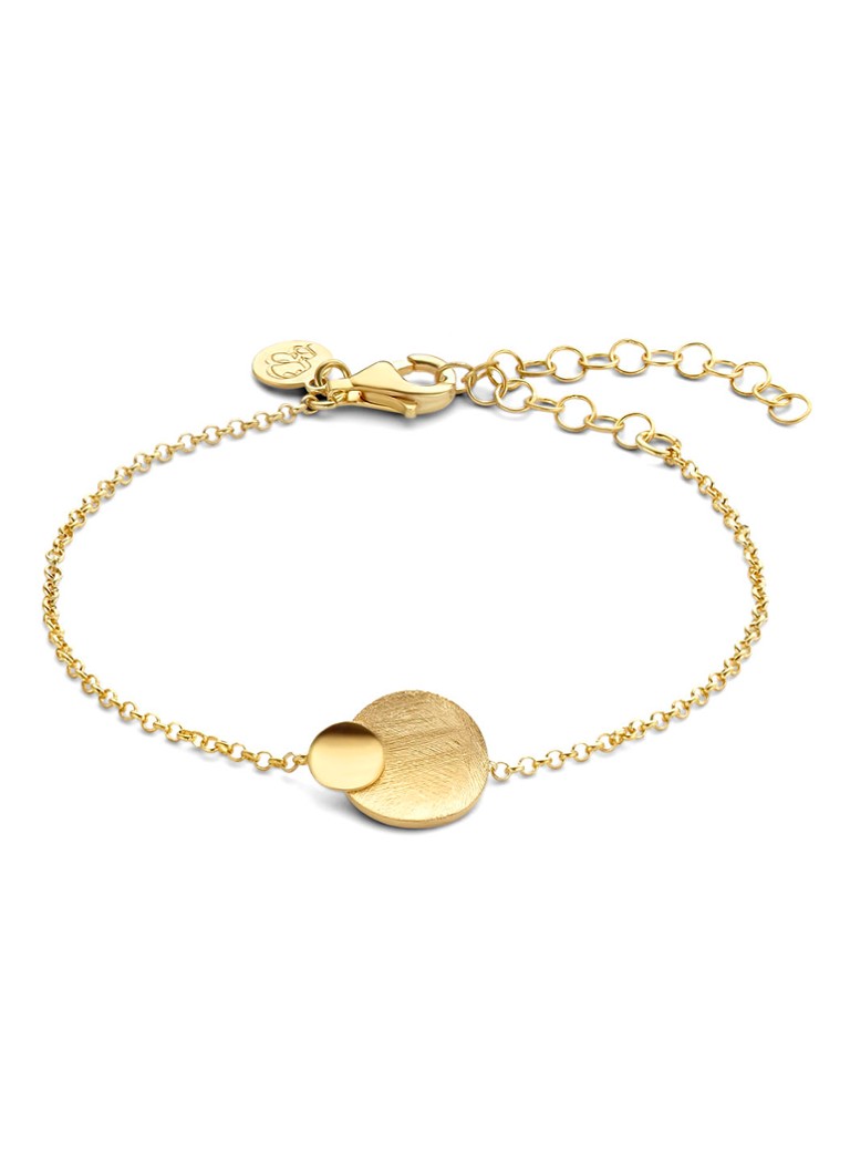 Casa Jewelry Dames Rondje Hol armband verguld in de kleur Goud