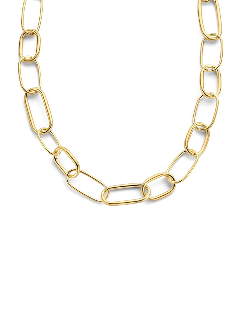 Casa Jewelry Dames Oval Office ketting verguld in de kleur Goud