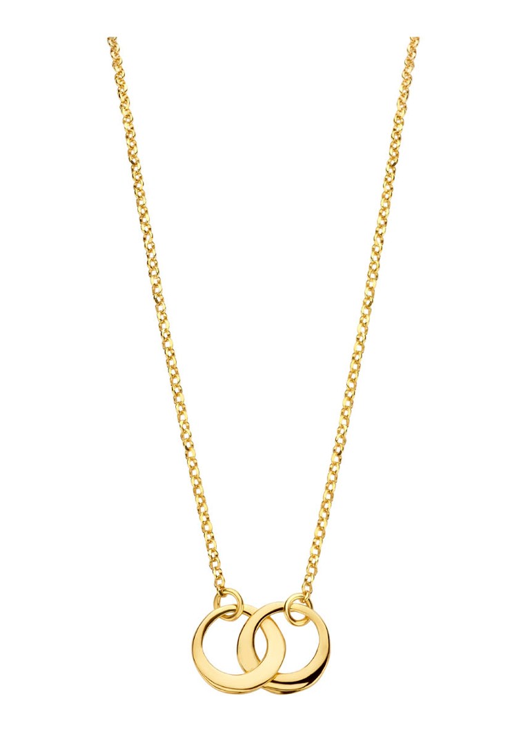 Casa Jewelry Dames Noblesse S ketting verguld in de kleur Goud