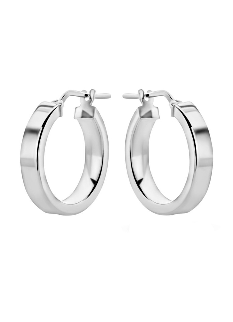 Casa Jewelry Dames Banda S oorringen van zilver in de kleur Zilver