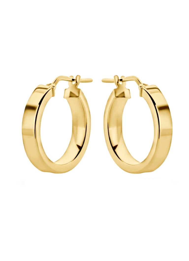 Casa Jewelry Dames Banda S oorringen verguld in de kleur Goud