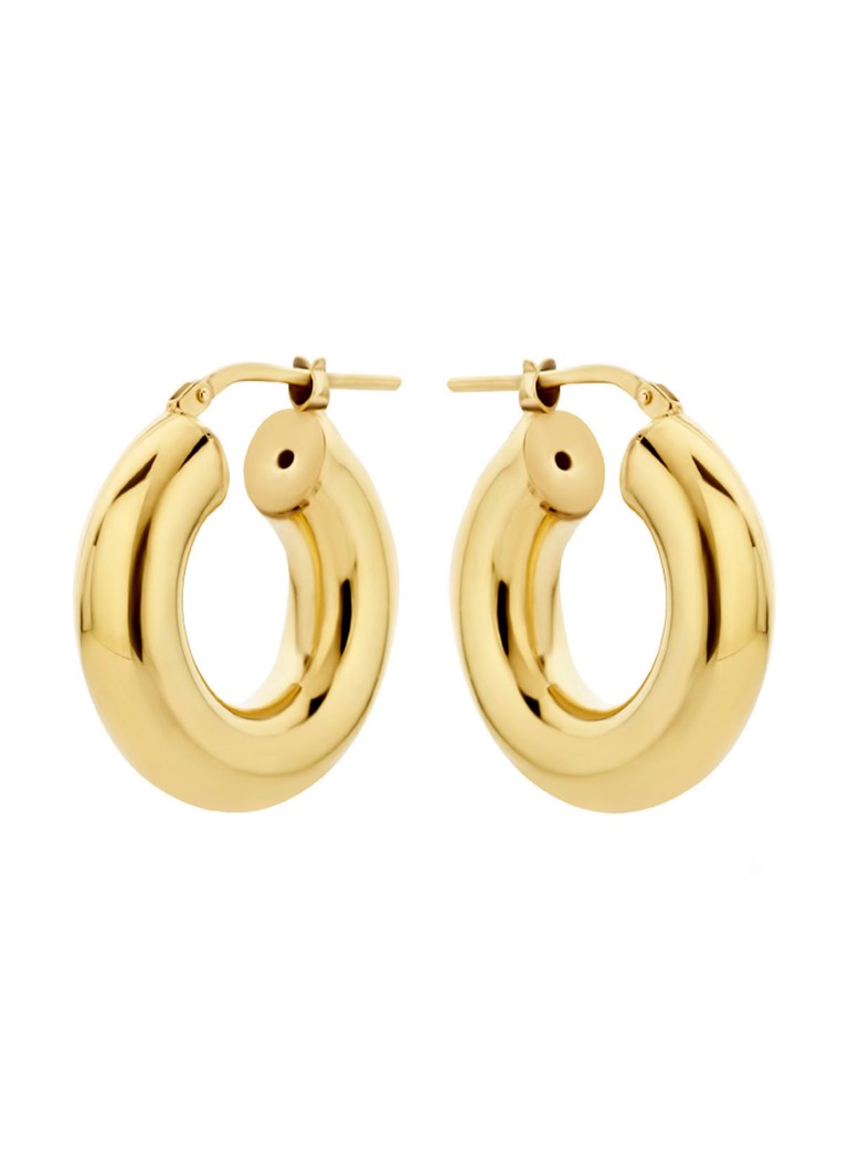 Casa Jewelry Dames Frida S oorringen verguld in de kleur Goud