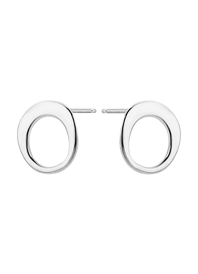 Casa Jewelry Dames Noblesse S oorknopjes van zilver in de kleur Zilver