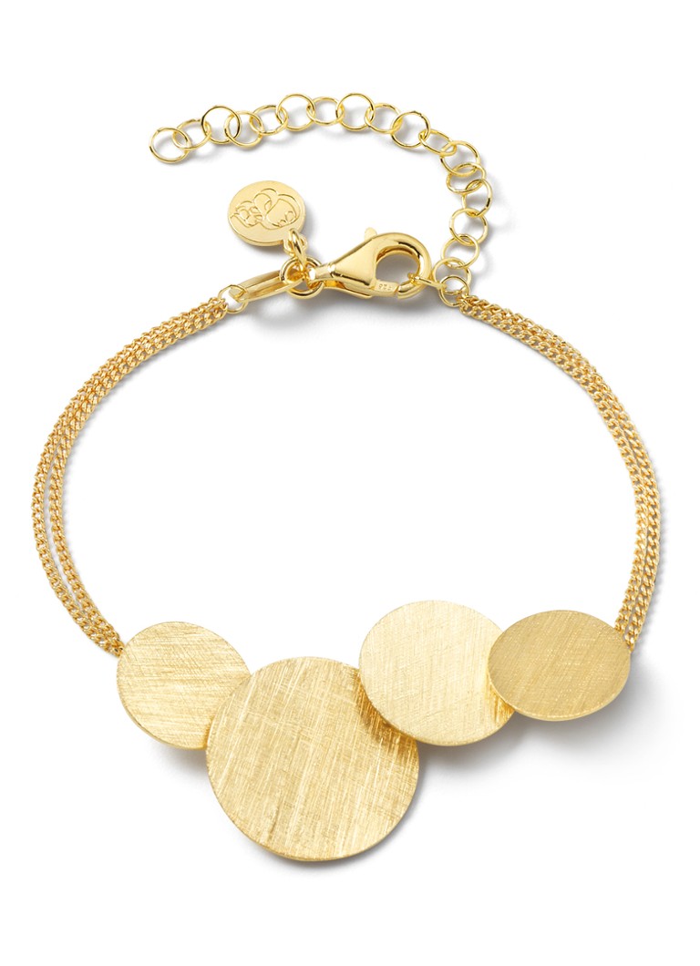 Casa Jewelry Dames Luna S armband verguld in de kleur Goud