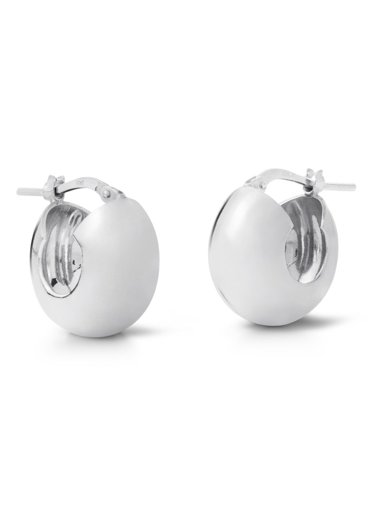 Casa Jewelry Dames Pamela oorringen van zilver in de kleur Zilver