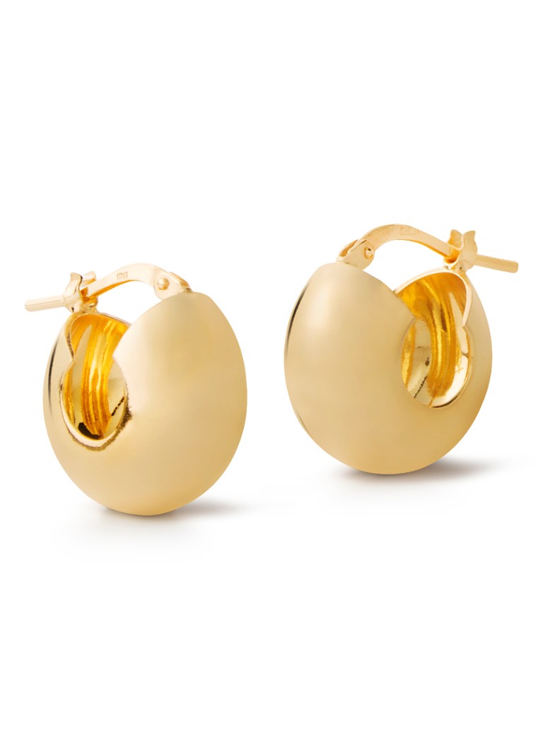 Casa Jewelry Dames Pamela oorringen verguld in de kleur Goud