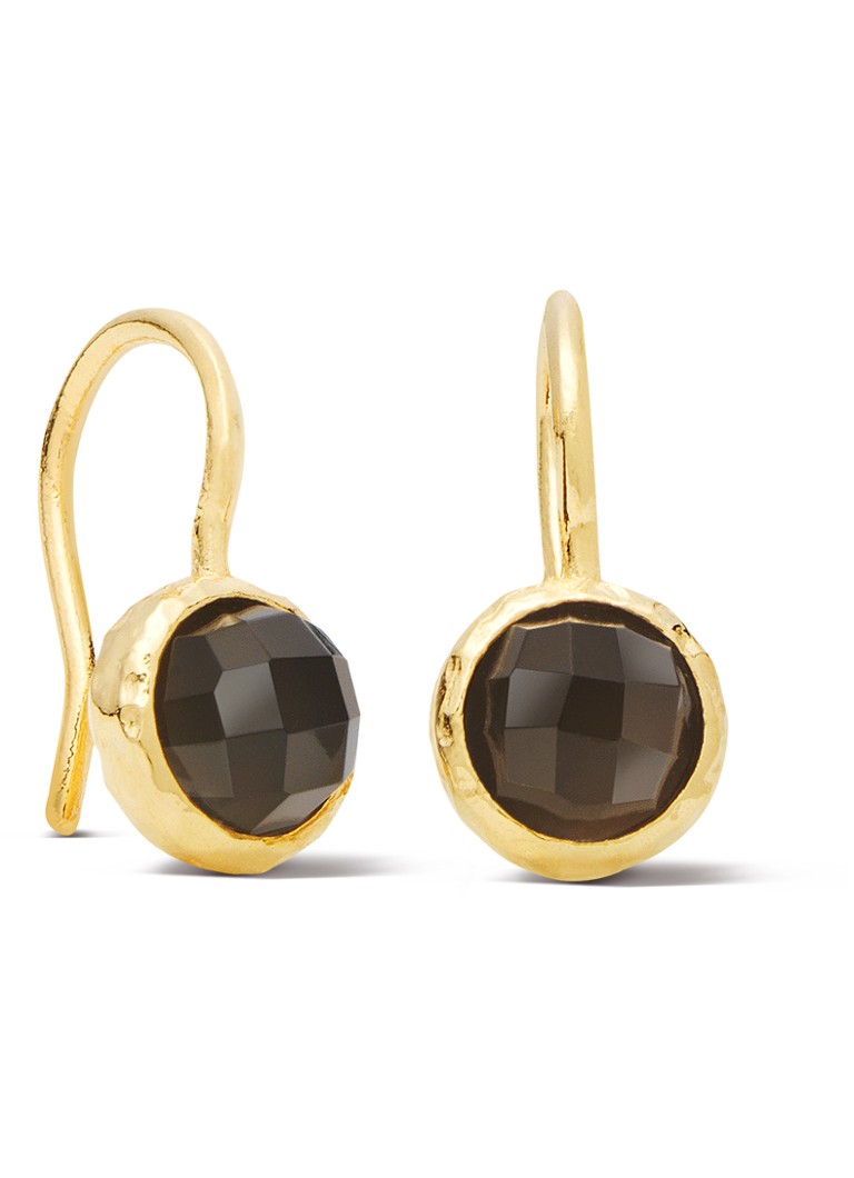 Casa Jewelry Dames Amalfi oorhangers verguld in de kleur Goud
