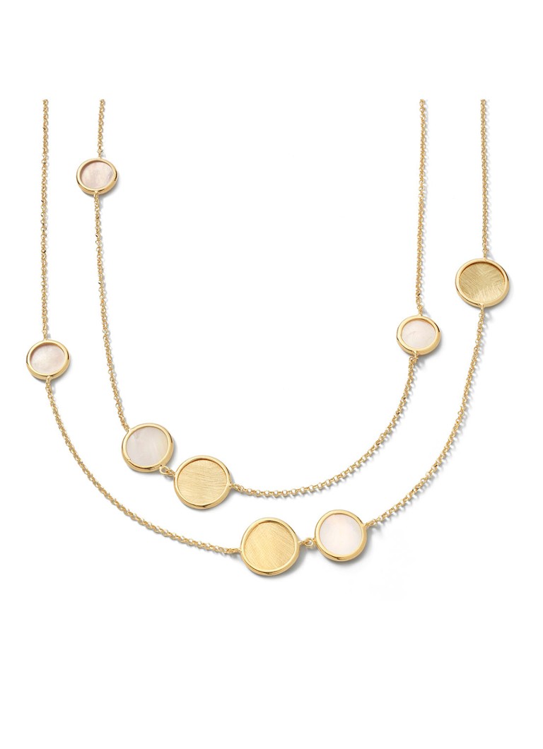 Casa Jewelry Dames Minou ketting verguld in de kleur Goud