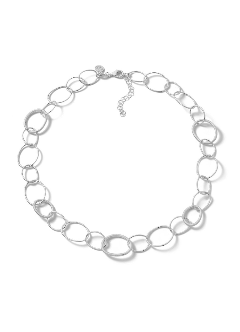 Casa Jewelry Dames Mila schakelketting van zilver in de kleur Zilver