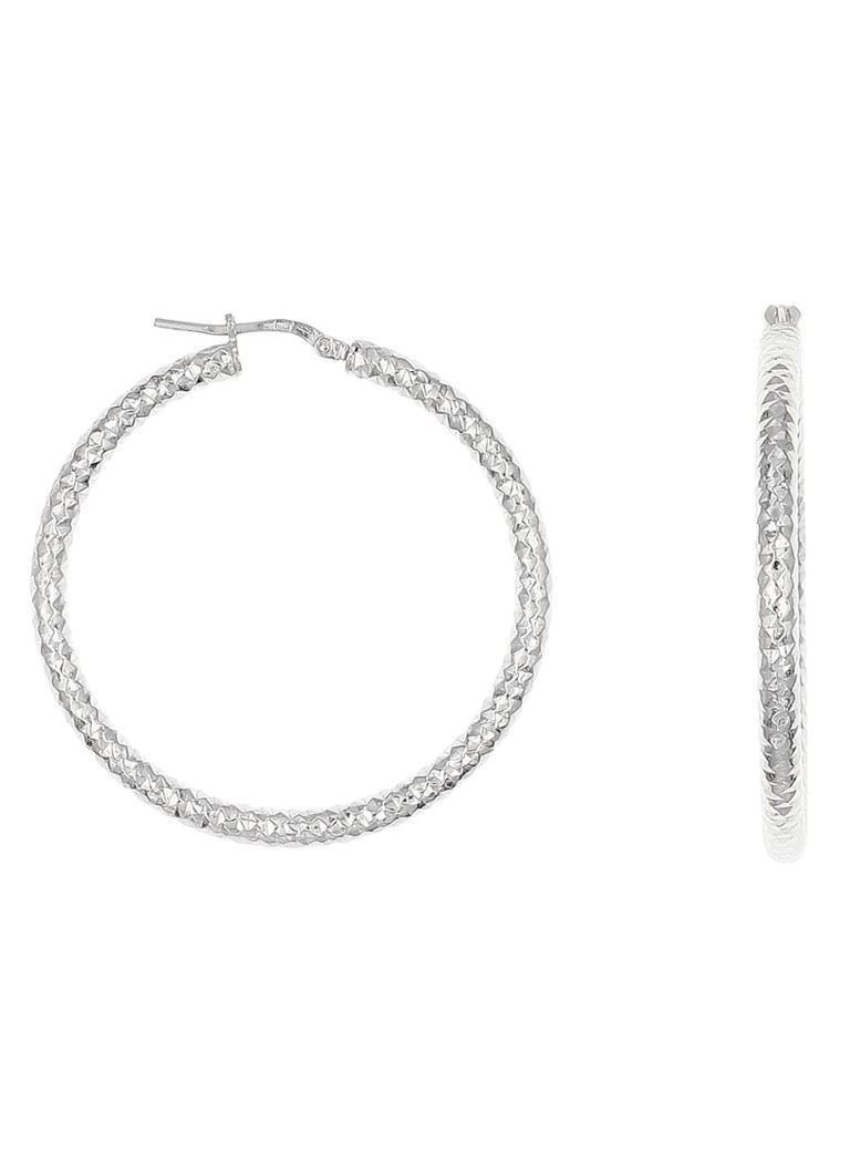 Casa Jewelry Dames Louise oorringen van zilver in de kleur Zilver