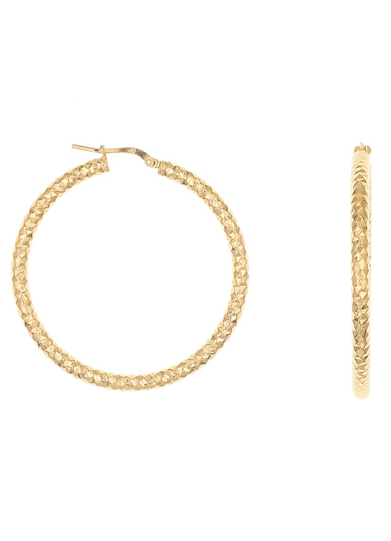 Casa Jewelry Dames Louise oorringen verguld in de kleur Goud