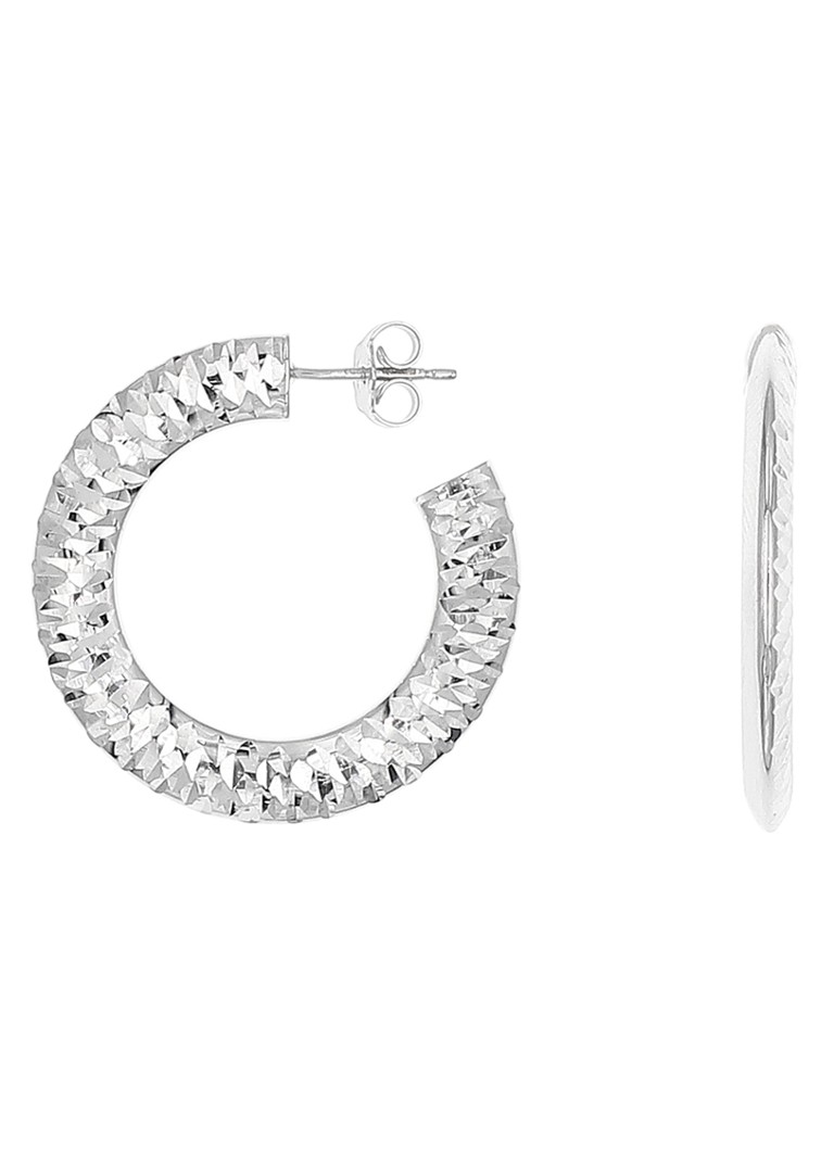 Casa Jewelry Dames Vivian oorstekers van zilver in de kleur Zilver