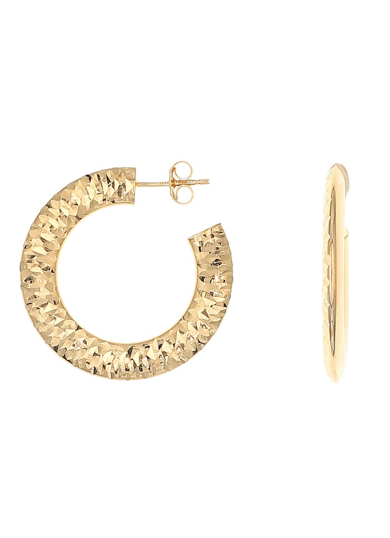 Casa Jewelry Dames Vivian oorstekers verguld in de kleur Goud
