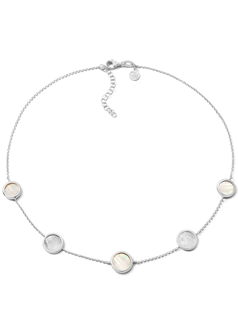 Casa Jewelry Dames Minou Mini ketting van zilver in de kleur Zilver