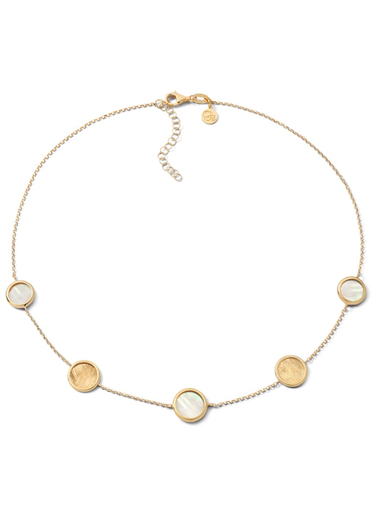 Casa Jewelry Dames Minou Mini ketting verguld in de kleur Goud