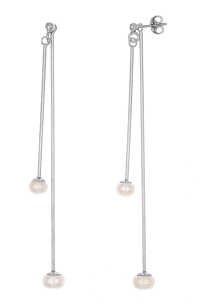 Casa Jewelry Dames Gilardo oorstekers van zilver in de kleur Zilver