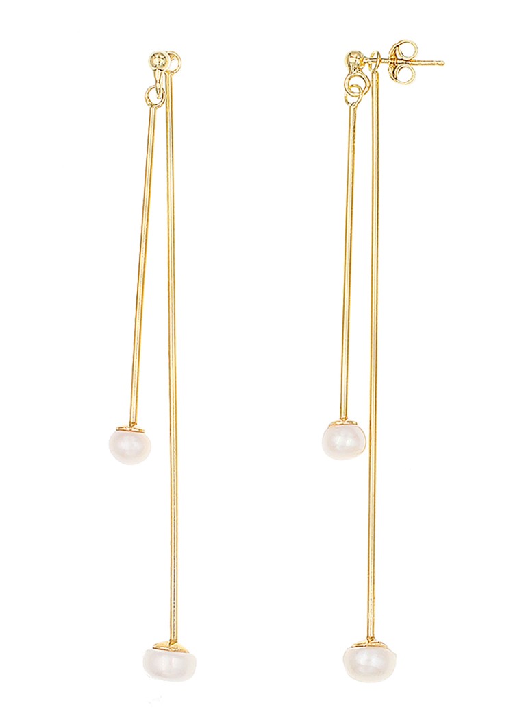 Casa Jewelry Dames Gilardo oorstekers verguld in de kleur Goud