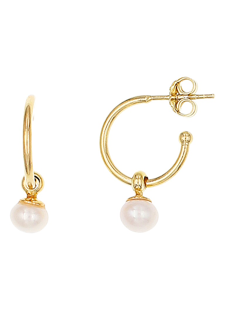 Casa Jewelry Dames Creuse oorringen verguld in de kleur Goud