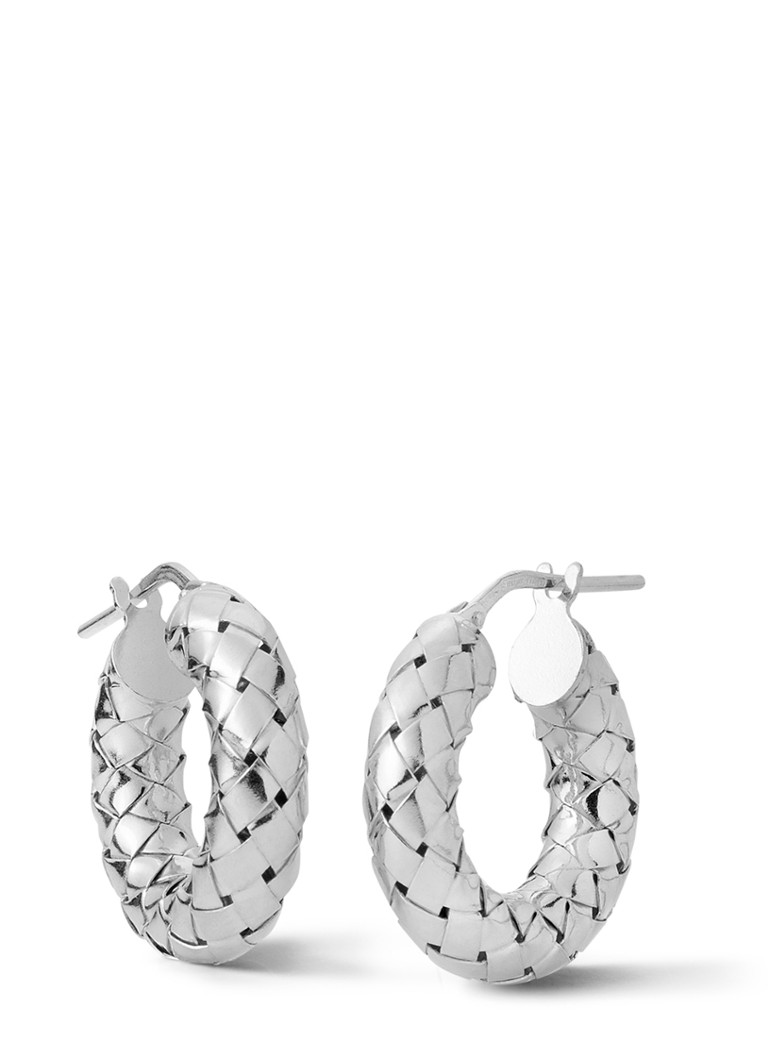 Casa Jewelry Dames Cobra S oorringen van zilver in de kleur Zilver