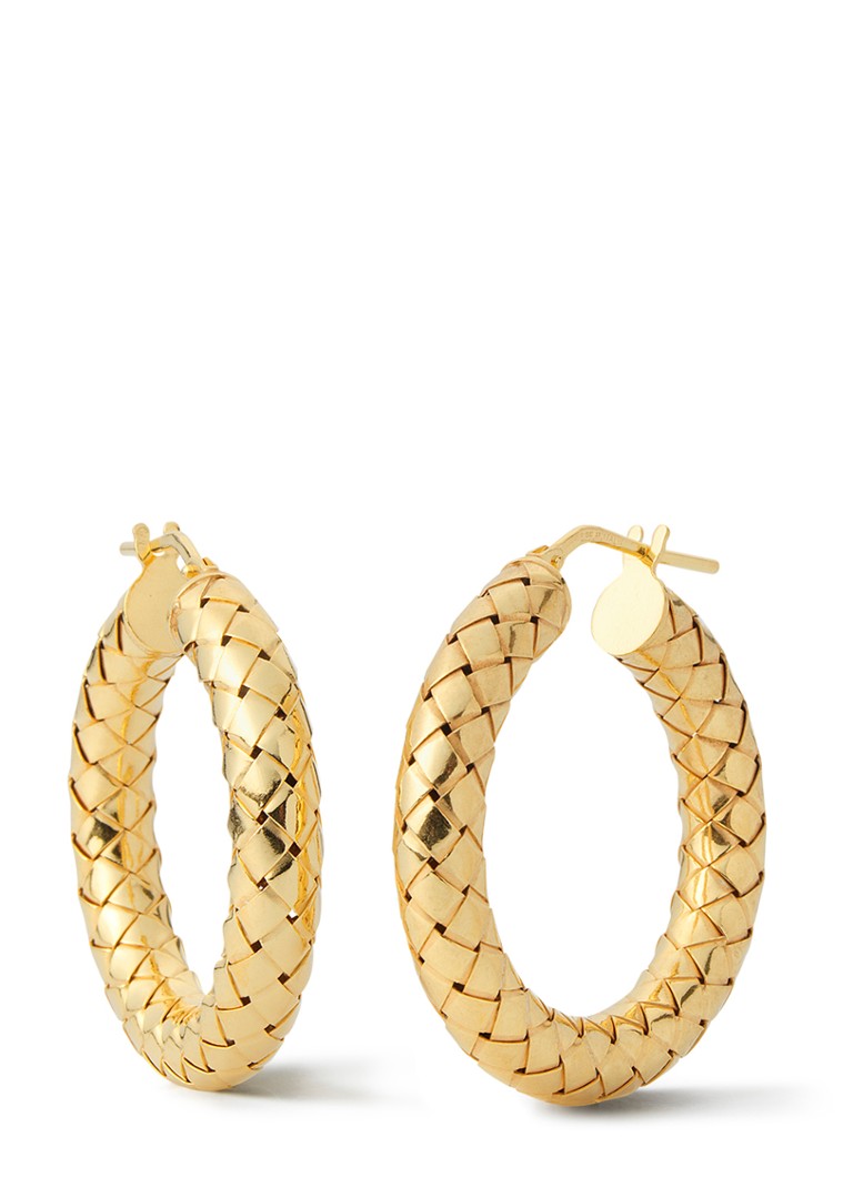 Casa Jewelry Dames Cobra L oorringen verguld in de kleur Goud