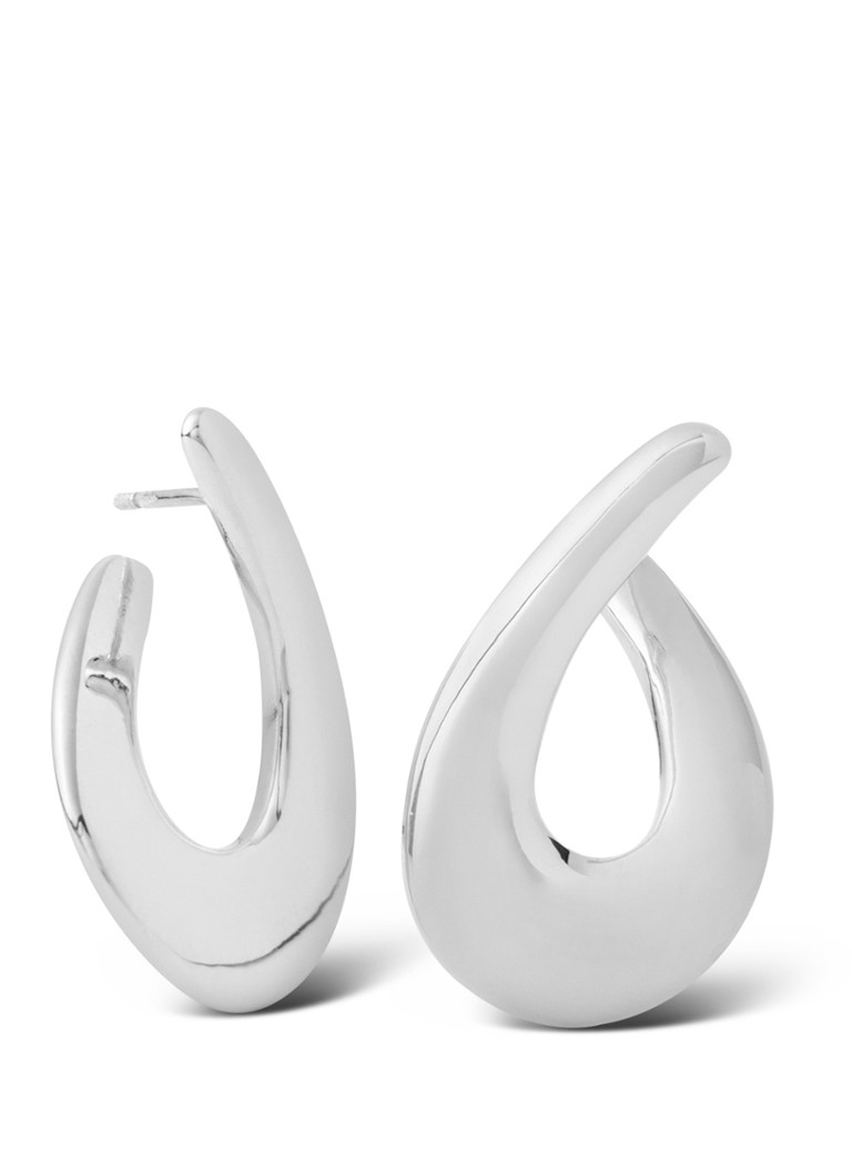 Casa Jewelry Dames New Flame oorstekers van zilver in de kleur Zilver