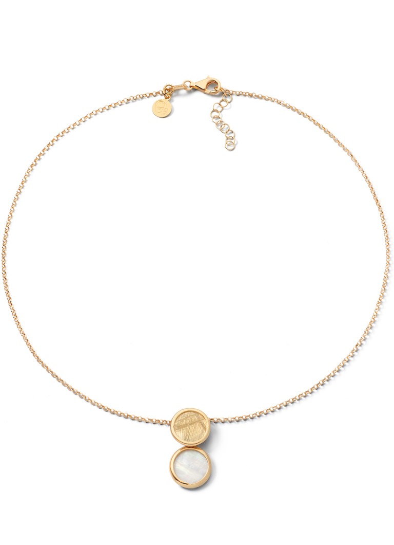 Casa Jewelry Dames Mini Solo ketting verguld in de kleur Goud