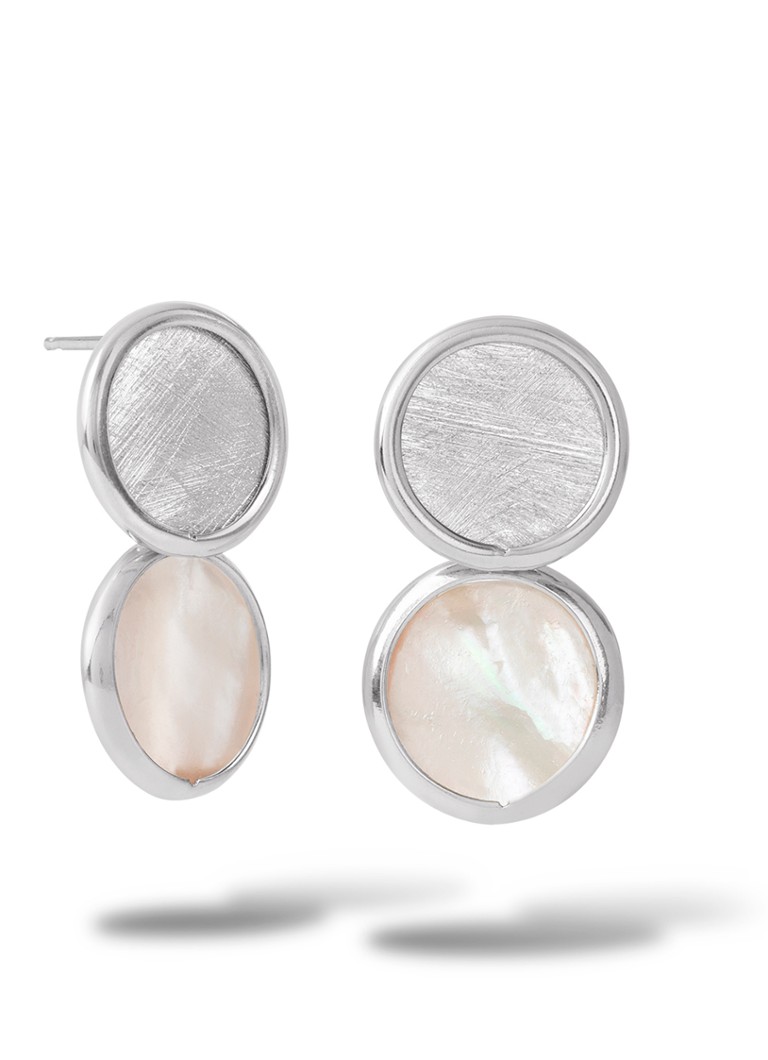 Casa Jewelry Dames Minou Mini oorstekers van zilver in de kleur Zilver