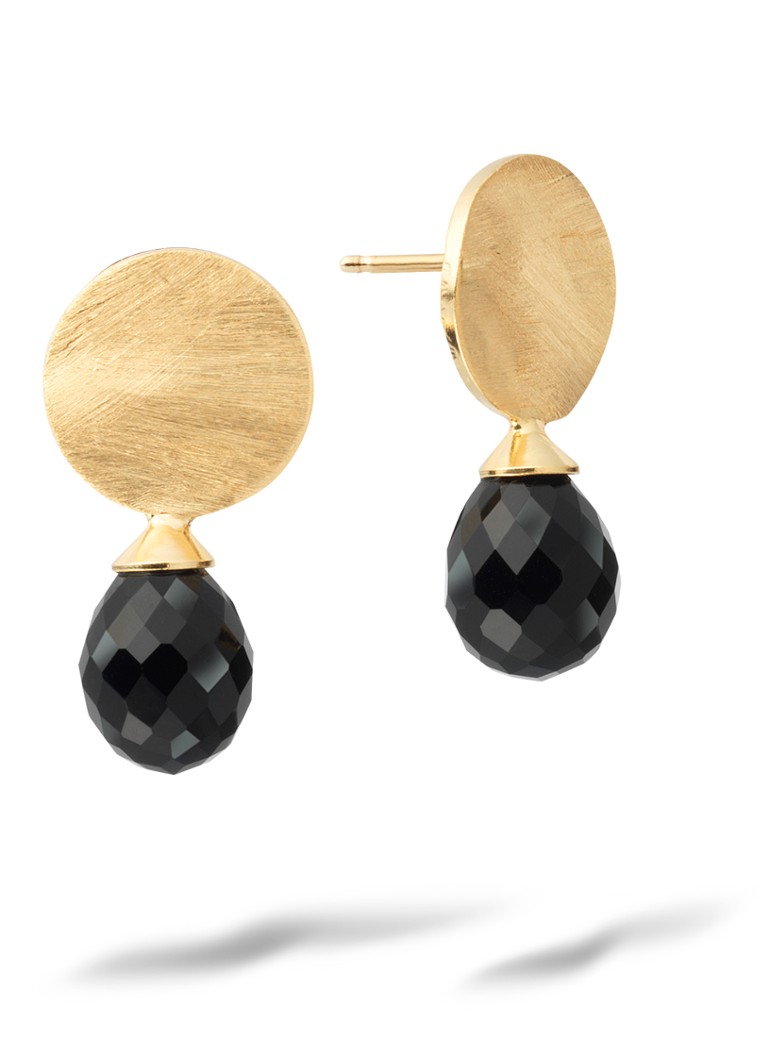 Casa Jewelry Dames Diana oorstekers verguld in de kleur Goud