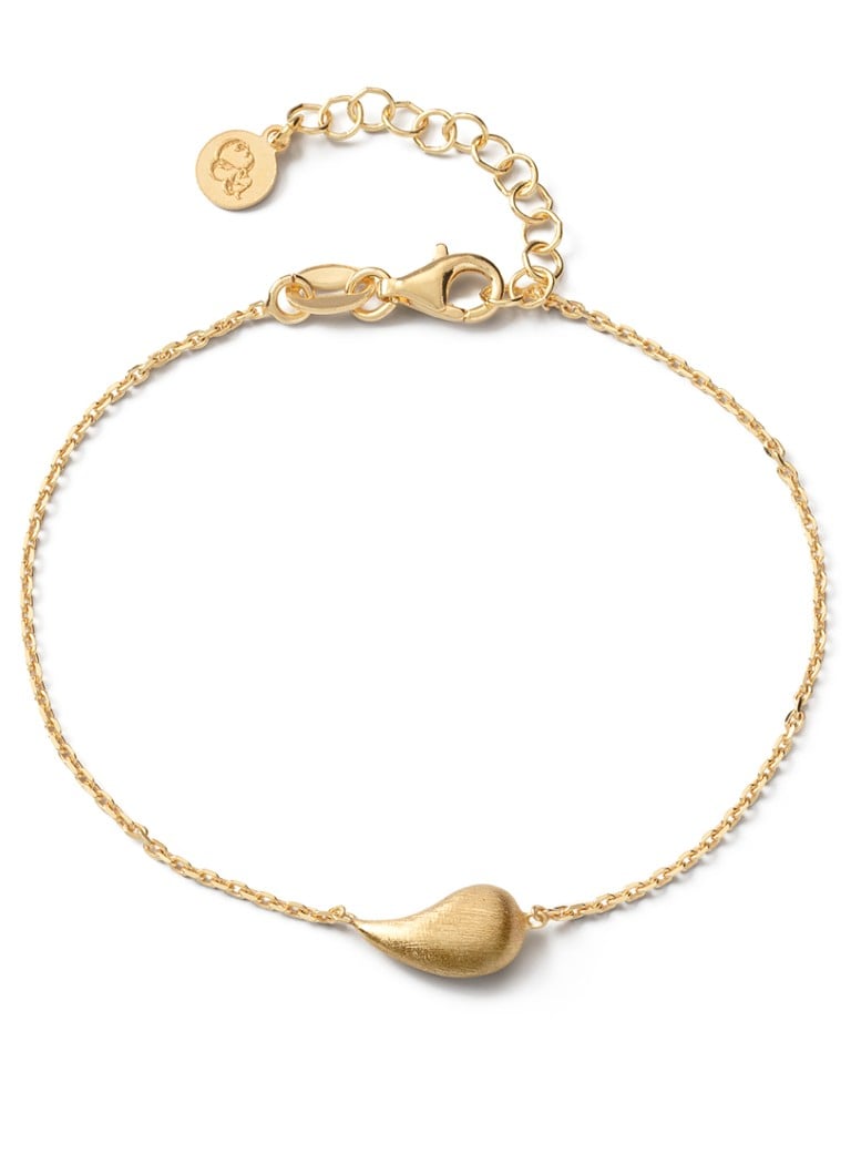 Casa Jewelry Dames Drop S Satin armband verguld in de kleur Goud
